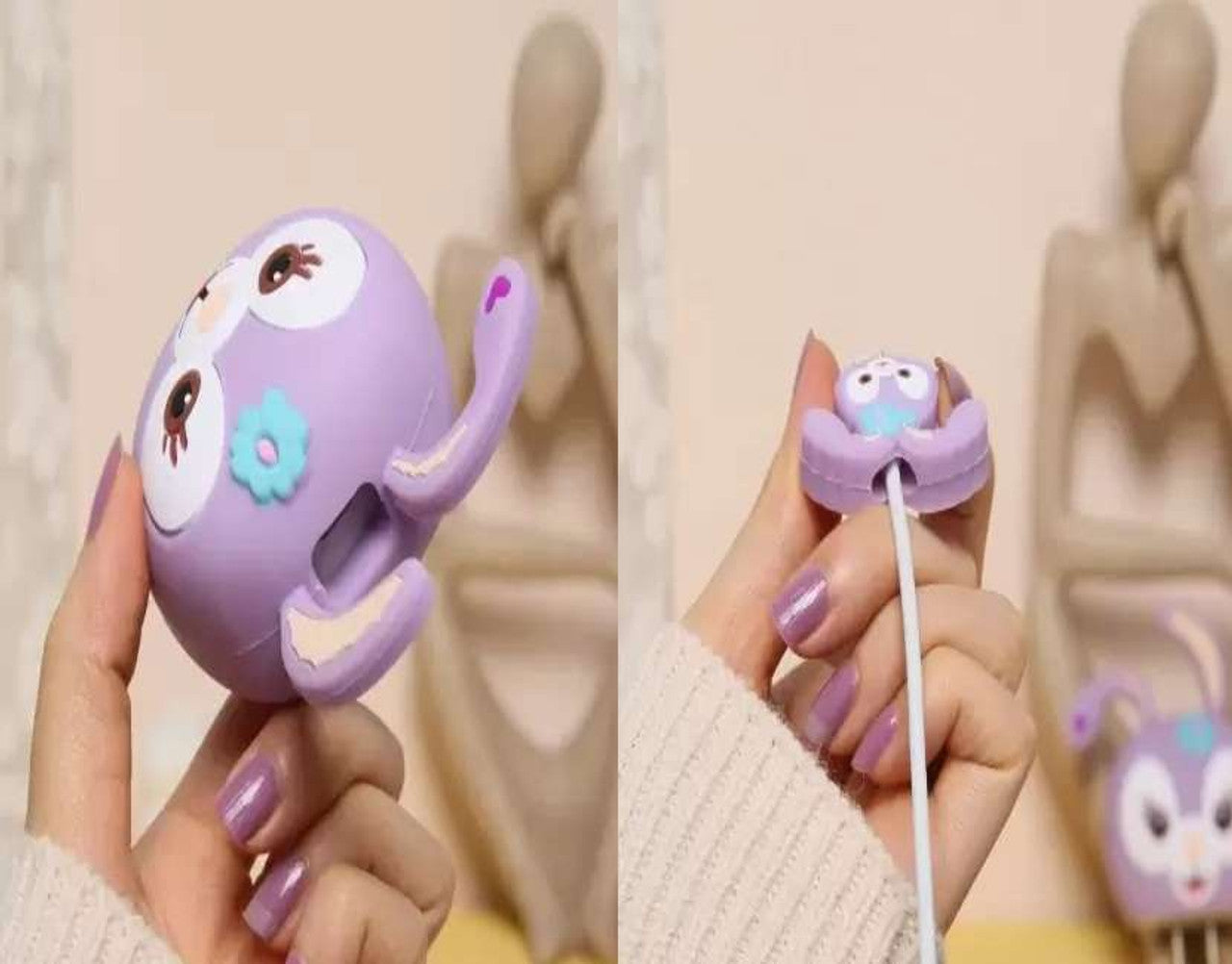 Cartoon Character Charger Case Compatible With i Phone 18-20W Adapter Charger and Cable Protector Case Multi Design (Charger Not Included)
